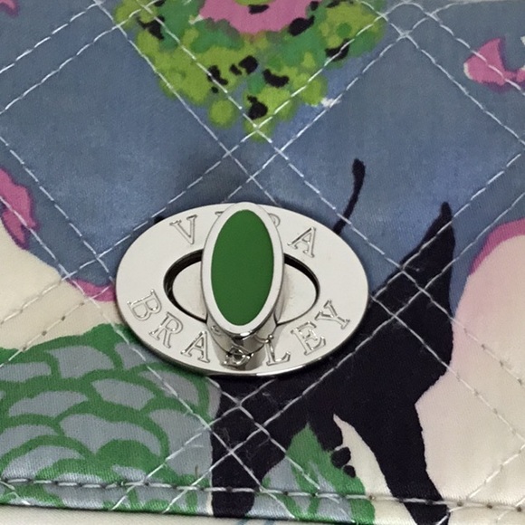 Vera Bradley Handbag Limited Edition Spring Butterfly Floral Nicole Sateen - Picture 3 of 8